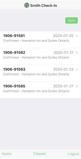 Smith Check-In screenshot 3