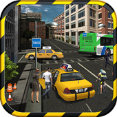 Modern Taxi Driver - Real Cab Driving Simulator 18 icon