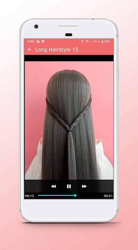 Long Hairstyle - Video Step By Step Offline screenshot 3
