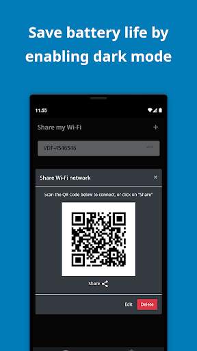 Share My Wi-Fi: QR Code Sharer screenshot 4