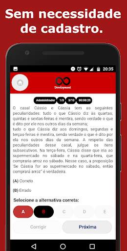 Simulado Raciocínio Lógico screenshot 4
