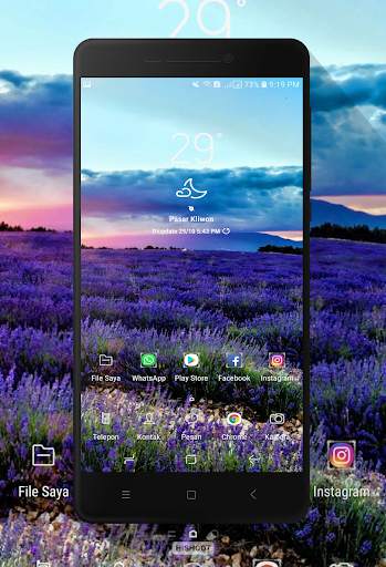 Purple Flower Wallpaper screenshot 3