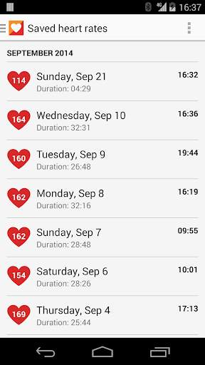 Zephyr HxM Heart Monitor screenshot 4