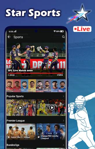 Star Sports Live Cricket TV - IPL T20 Match Guide screenshot 1