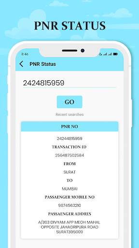 Live Train Status, PNR Status : Where is my Rail screenshot 6