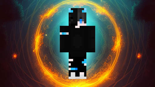 Black Skin for Minecraft screenshot 25