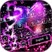 Love Sparkling Keyboard Theme 10001002