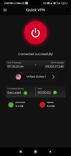 Quick VPN screenshot 1