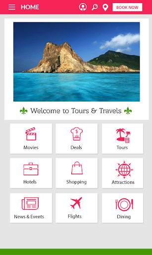 Tours and Travels - Mobile Application screenshot 2