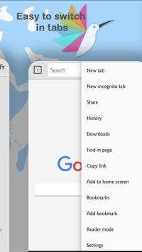 Humming Fast Browser - Ad Blocker,Secure,Privacy screenshot 3