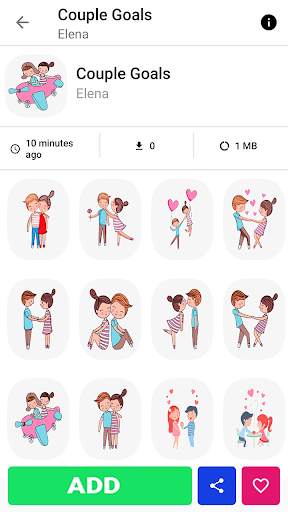 WAStickerApps Love Stickers For WhatsApp screenshot 6