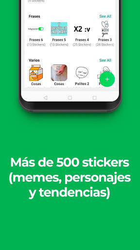 Stickers para WhatsApp - WAStickersApp Random 2020 screenshot 2