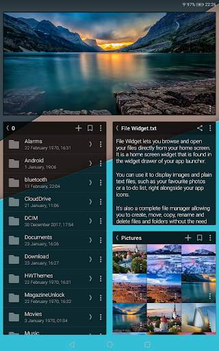 File Widget - home screen file browser and viewer screenshot 8
