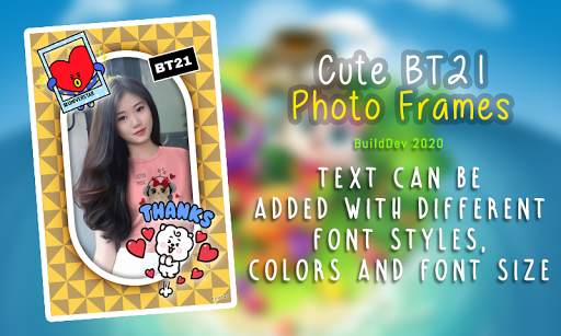Cute BT21 Photo Frames HD screenshot 7