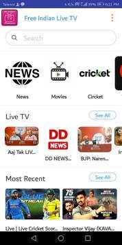 Indian Live TV Channels screenshot 1