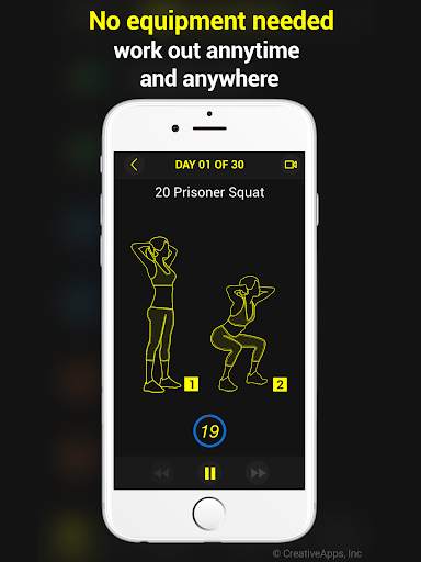 30 Day Squats Trainer Free screenshot 14