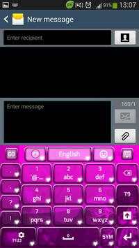 Pink Love Keyboard screenshot 4