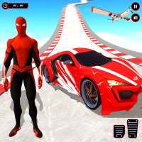 Superhero Car Stunts Racing 3D logo