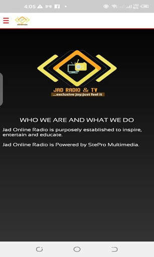JAD RADIO AND TV screenshot 1