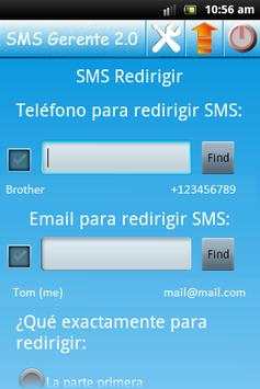 SMS Redirect via/to SMS/Email screenshot 6