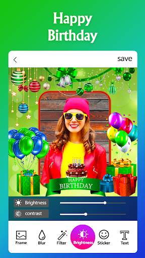Happy Birthday Photo Frame 4 تصوير الشاشة