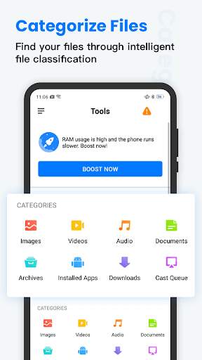 File Manager: file master, booster& power clean screenshot 1