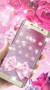 Tema Pink Rose Shining Flower screenshot 5