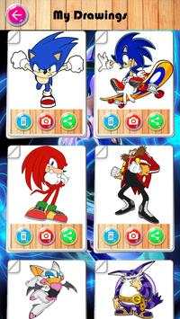 coloring sonic dash hedge скриншот 8