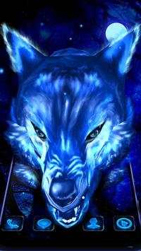 3D VR Live Ice Wolf theme screenshot 1