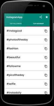 Top Social Followers & Top Social Hashtags screenshot 2