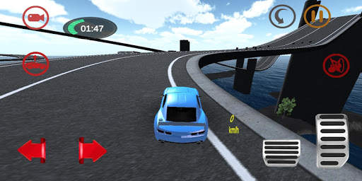 Extreme Bridge Racing. Real driving on Speed cars. screenshot 1