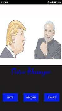 Trump and Modi  voice changer free sound effects screenshot 1