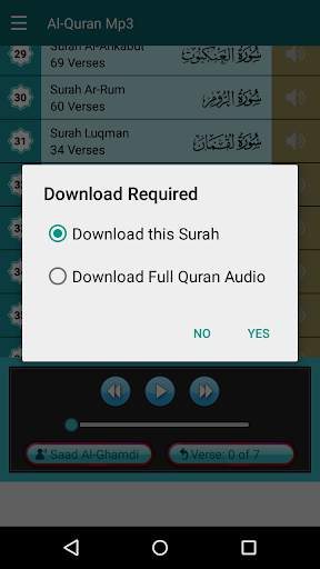 Quran Mp3 Full Free and Offline, 11 Qurra Audio screenshot 4