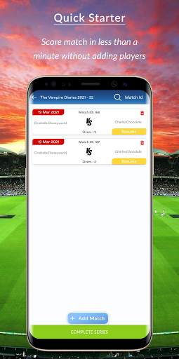 ScoreBuzz - Free Gully Cricket Scoring App screenshot 4