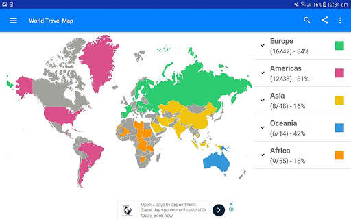 Travel Mapper: Where I've Been screenshot 17