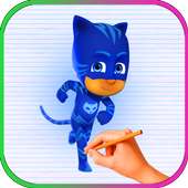 How To Draw PJ Masks™ on 9Apps