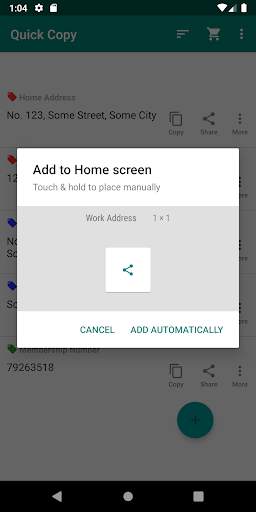 Quick Copy : Paste text and share images easily скриншот 6