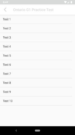 Ontario G1 Practice Test 2021 скриншот 3
