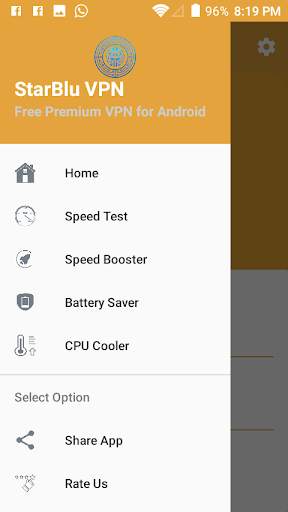StarBlu VPN screenshot 2