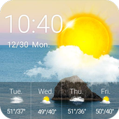 Local Weather Clock Widget icon