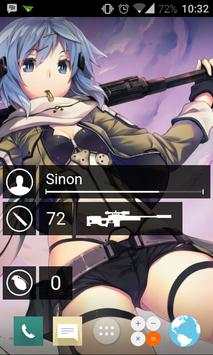 GGO (SAO) Widgets for Zooper screenshot 1