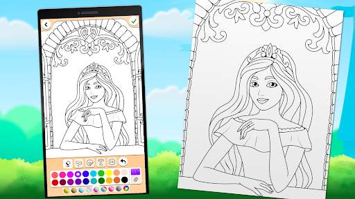 Prinses kleurboek screenshot 8