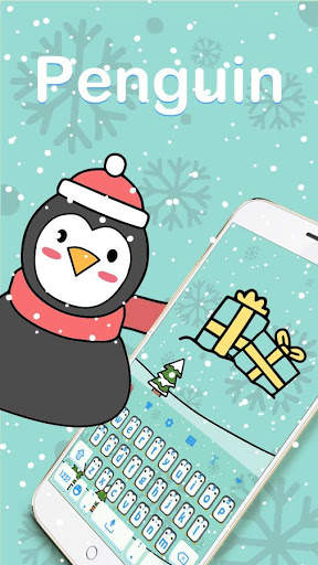 Penguin Keyboard Theme स्क्रीनशॉट 2