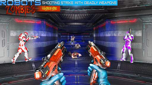 Robot VS Zombie Shooting-Zombies Target Mission screenshot 2