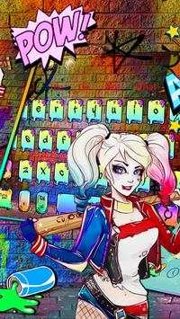 Joker Girl Keyboard Theme screenshot 2