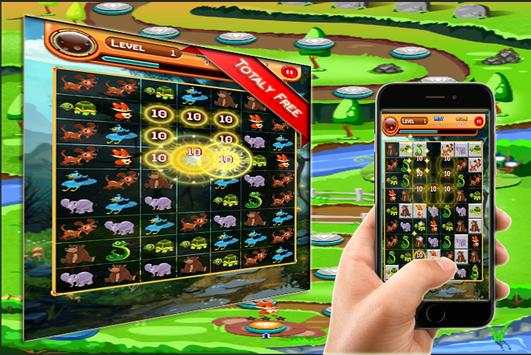 Match 3 Funny Animals screenshot 2