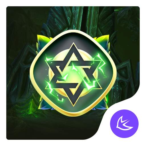 Magical Thunder golden-APUS Launcher theme 567.0.1001