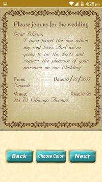 Wedding Invitation Cards Maker Marriage Card App screenshot 5