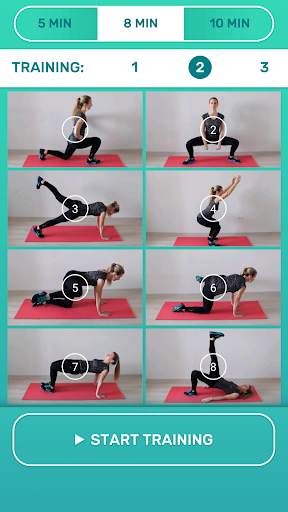 Home Workout - Video Lessons ⏱ screenshot 3
