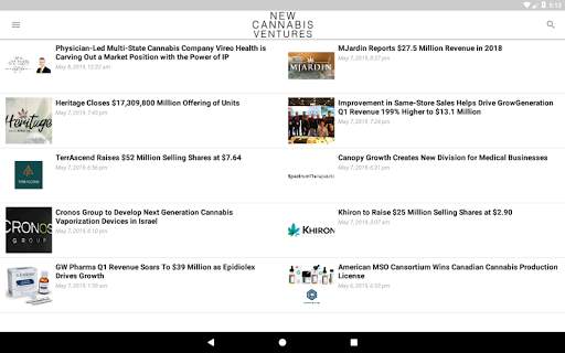 New Cannabis Ventures screenshot 6